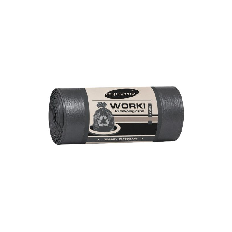 Worki na śmieci 300L LDPE Czarny 10 szt
